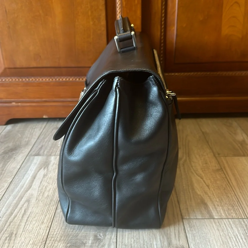 Prada Briefcase In Leather - Picture 4 of 14